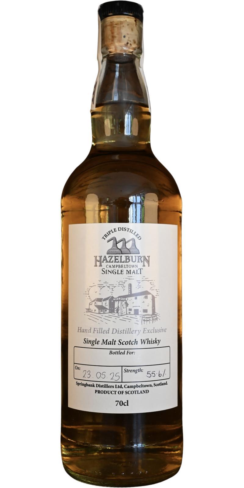 Hazelburn Hand Filled Distillery Exclusive