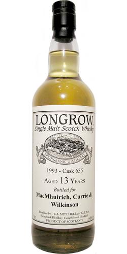Longrow 1993 Private Bottling