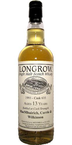 Longrow 1993 Private Bottling