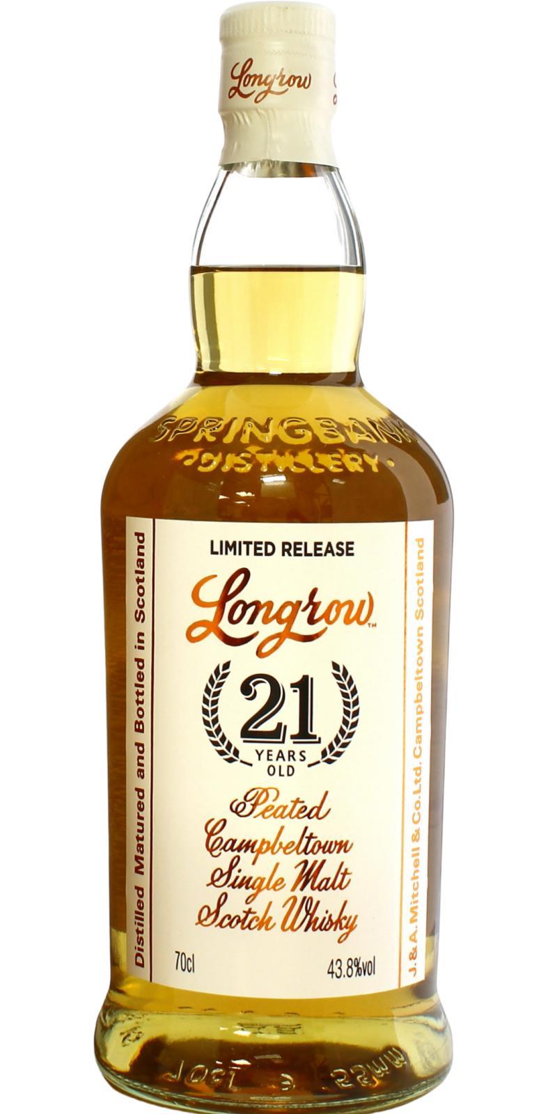 Longrow 21-year-old Single Cask