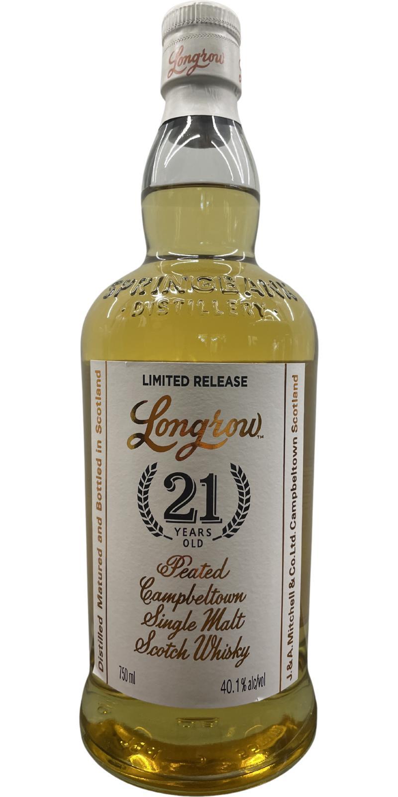 Longrow 21-year-old Single Cask