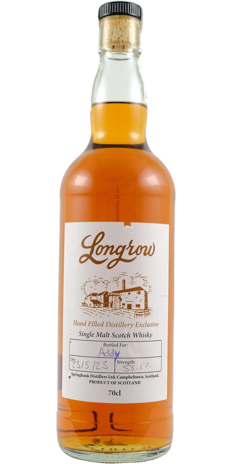 Longrow Hand Filled Distillery Exclusive