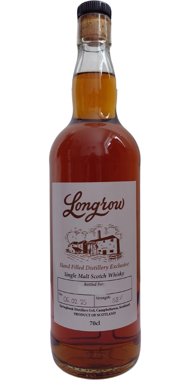 Longrow Hand Filled Distillery Exclusive