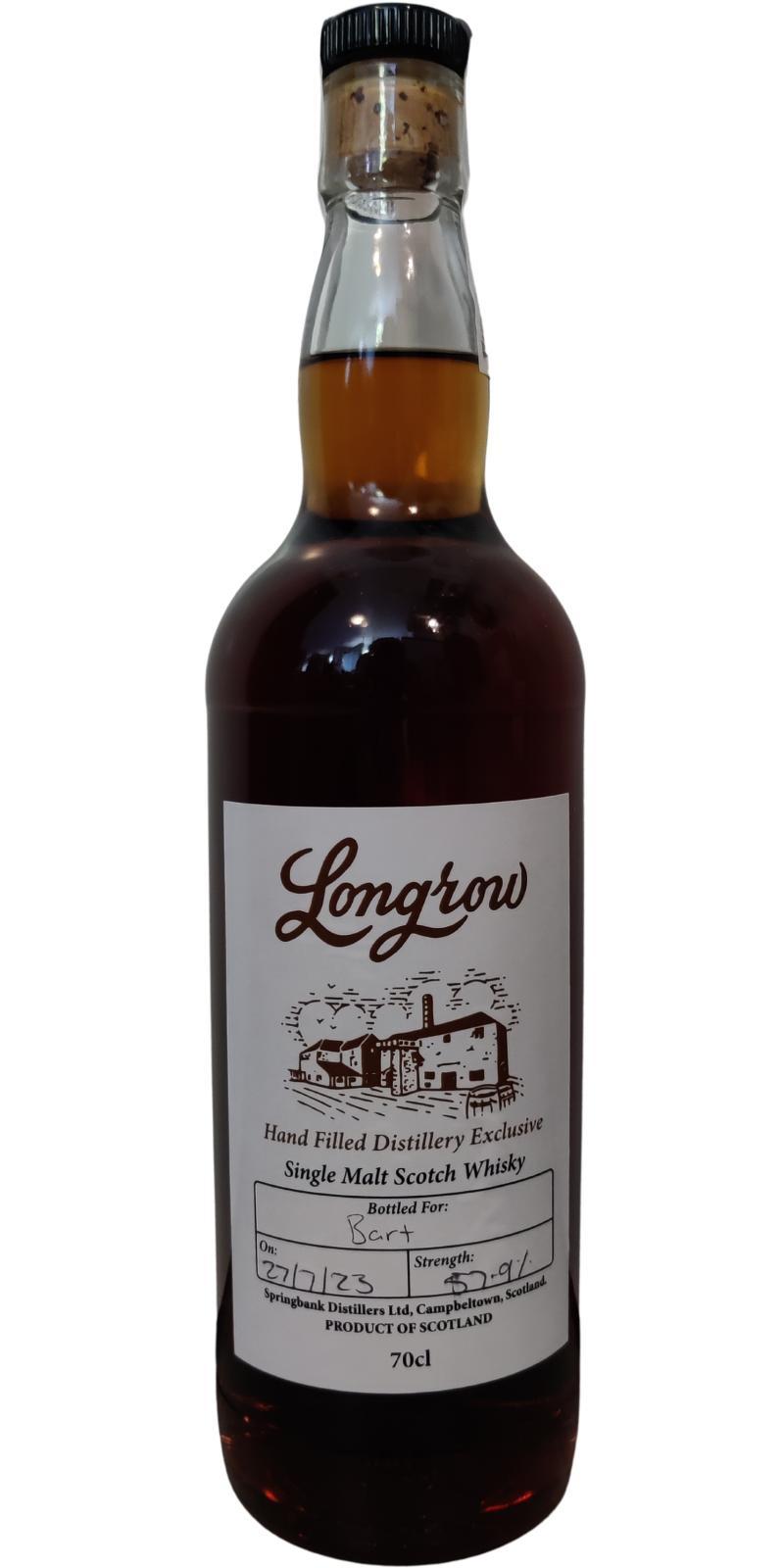 Longrow Hand Filled Distillery Exclusive
