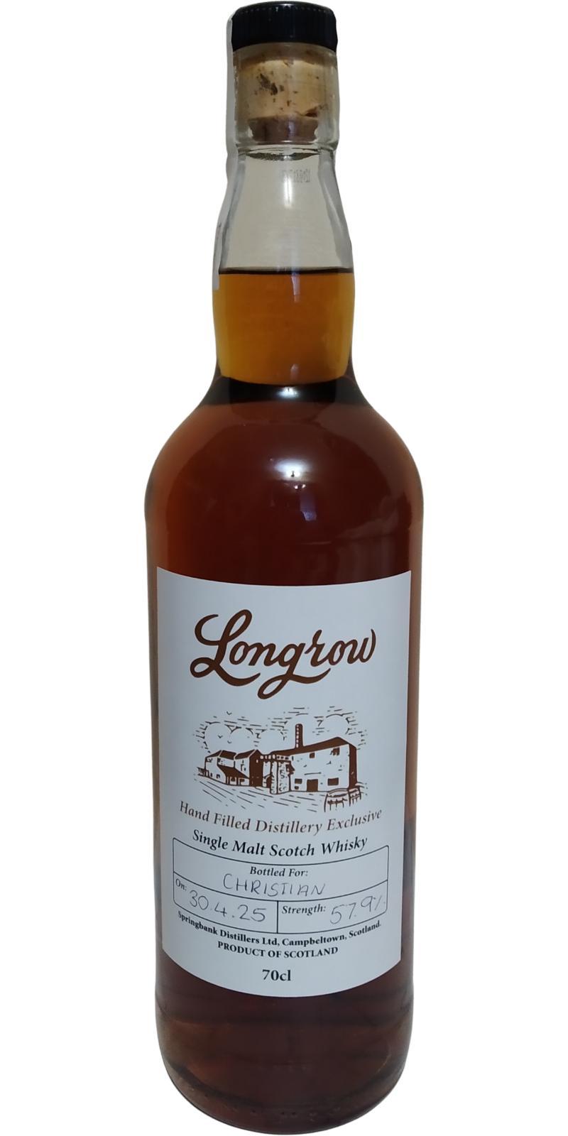 Longrow Hand Filled Distillery Exclusive