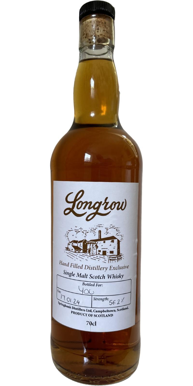 Longrow Hand Filled Distillery Exclusive