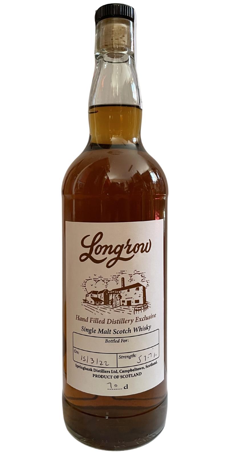 Longrow Hand Filled Distillery Exclusive