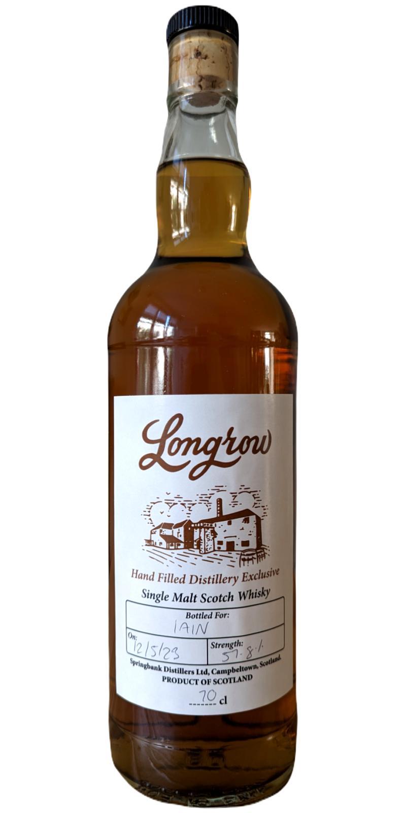 Longrow Hand Filled Distillery Exclusive
