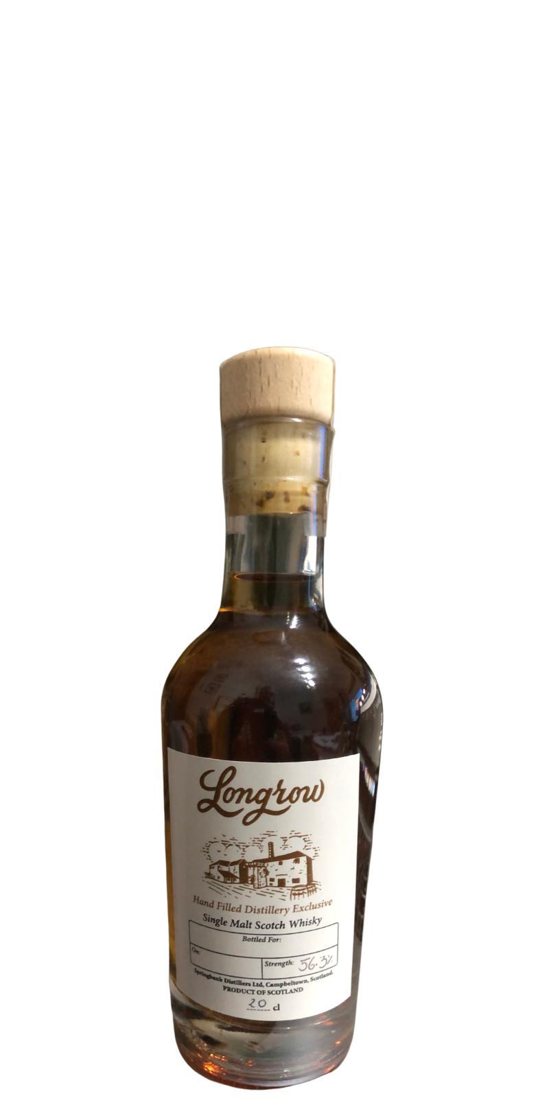Longrow Hand Filled Distillery Exclusive