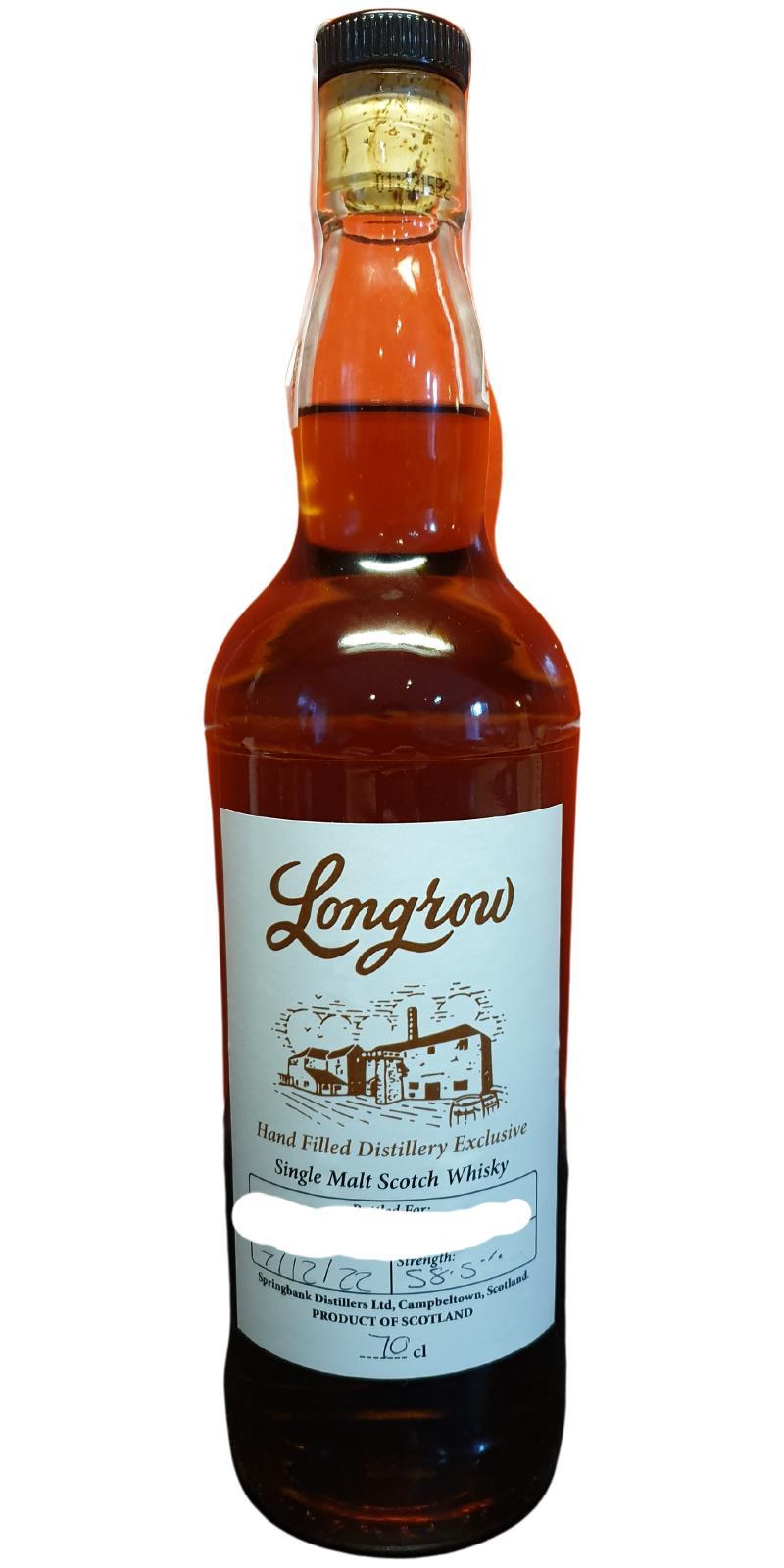 Longrow Hand Filled Distillery Exclusive