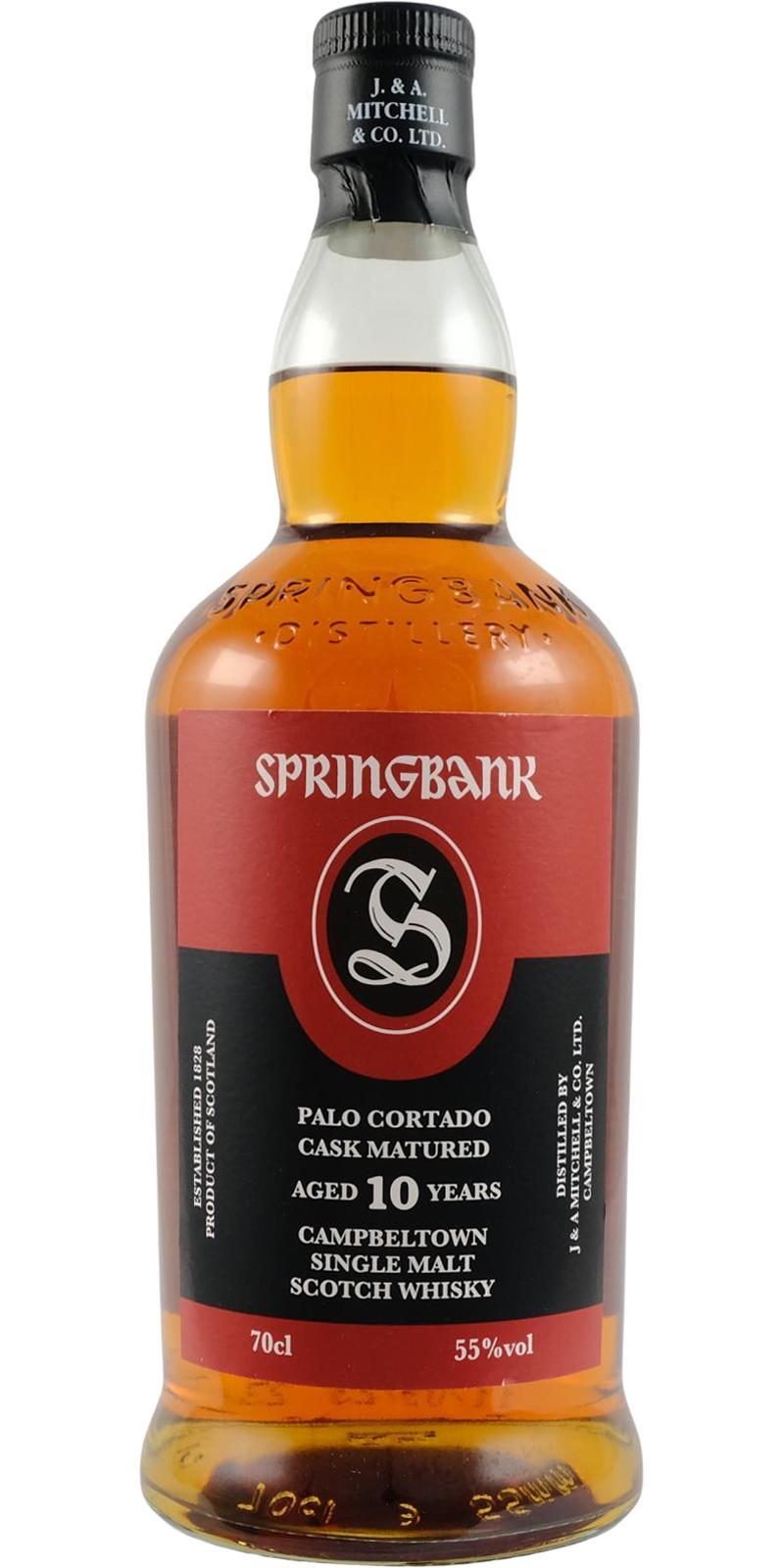 Springbank 10-year-old Sherry Wood Palo Cortado