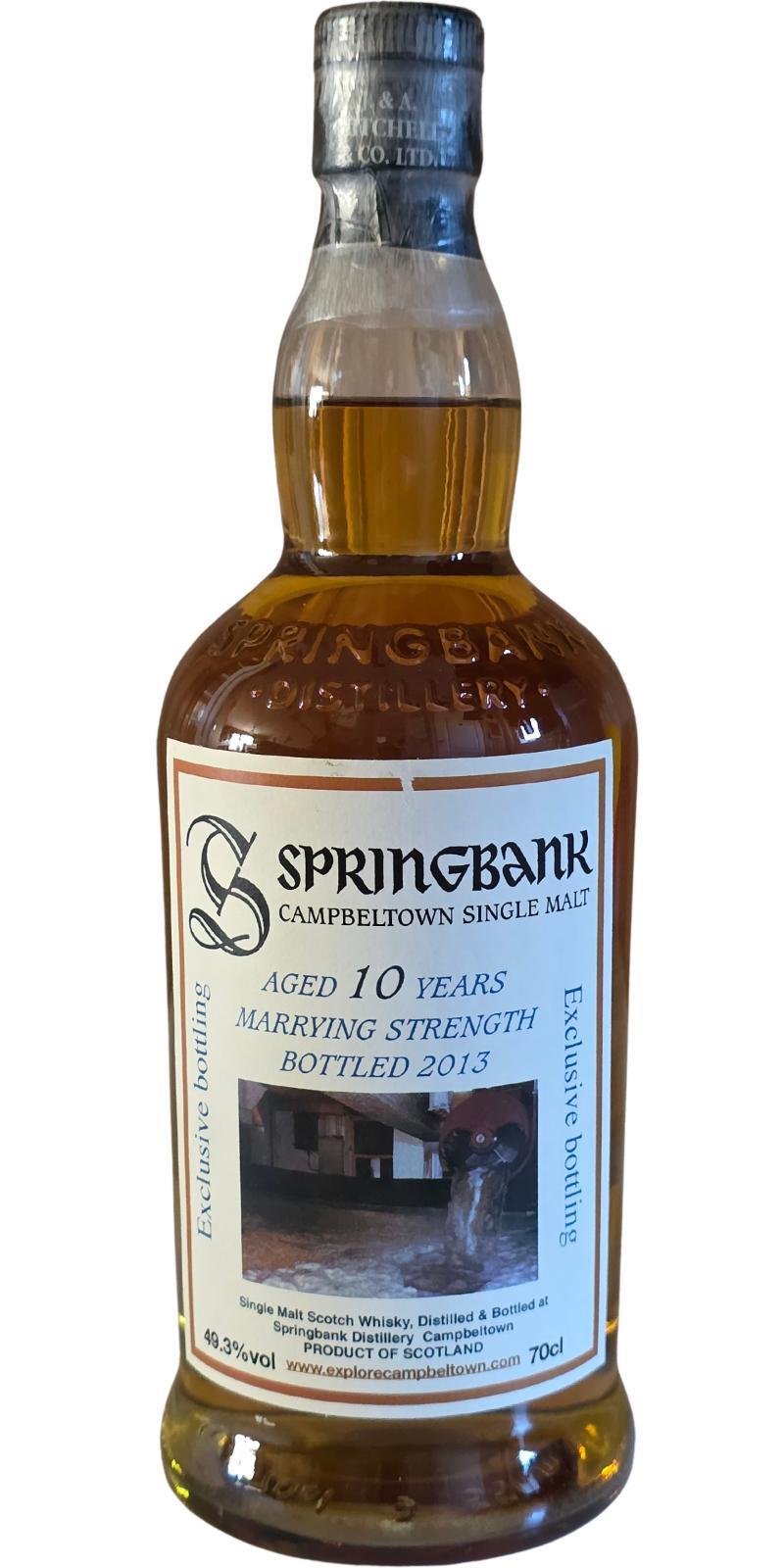 Springbank 10-year-old Marrying Strength