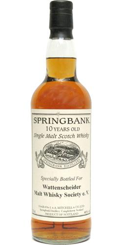 Springbank 10-year-old Private Bottling