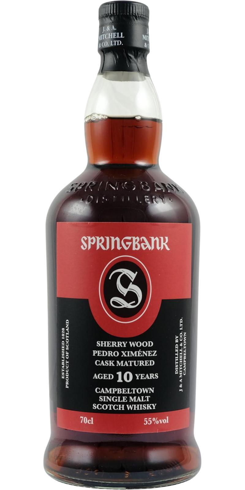 Springbank 10-year-old Sherry Wood PX