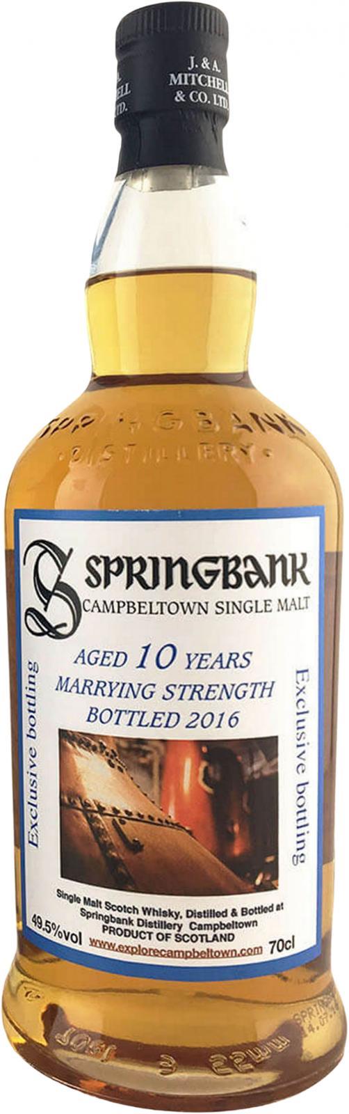 Springbank 10-year-old Marrying Strength