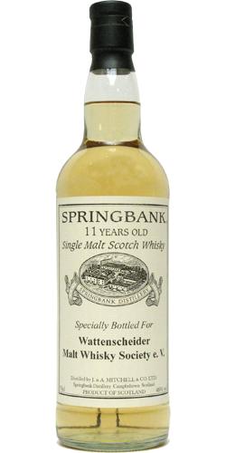 Springbank 11-year-old Private Bottling