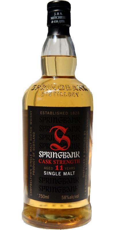 Springbank 11-year-old Cask Strength