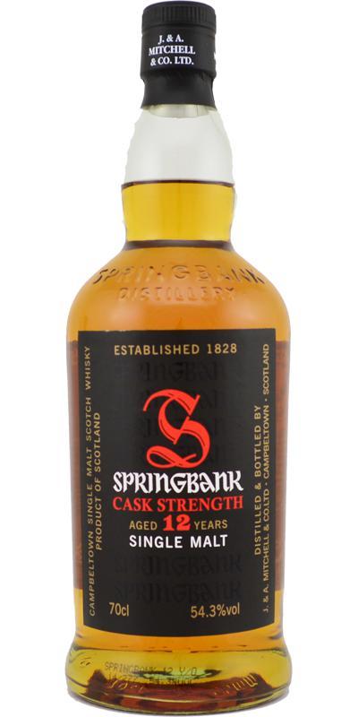 Springbank 12-year-old Cask Strength
