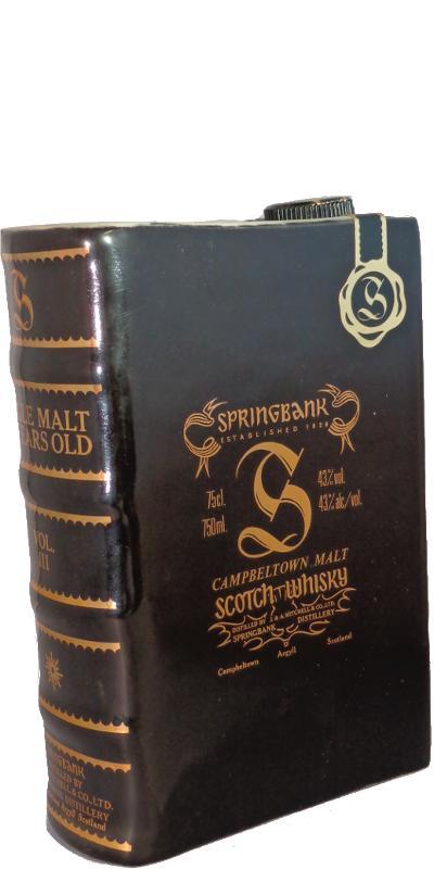 Springbank 12-year-old Ceramic Book Vol. III