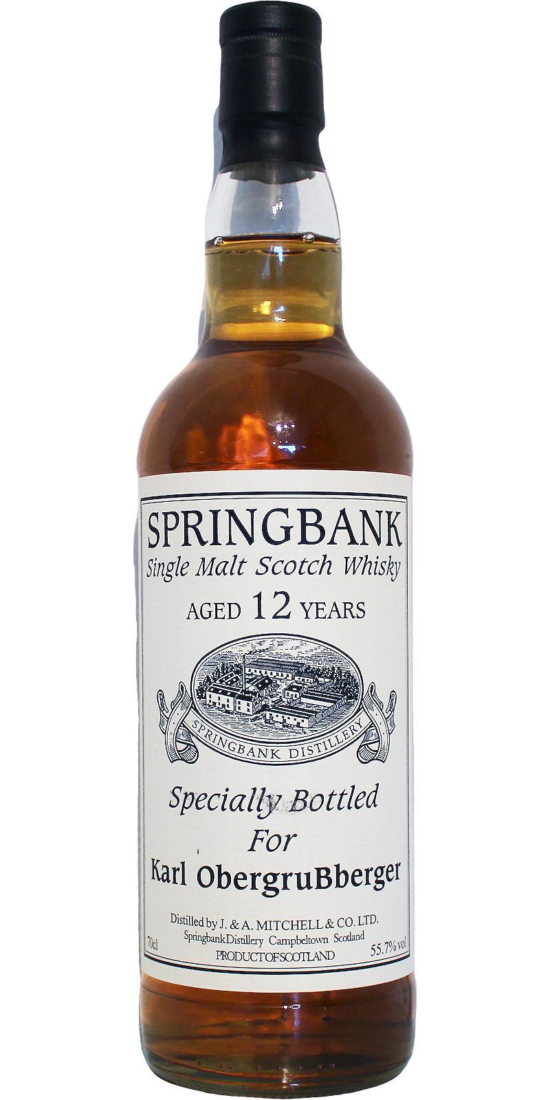 Springbank 12-year-old Private Bottling
