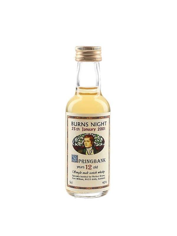 Springbank 12-year-old Burns Night - Miniature