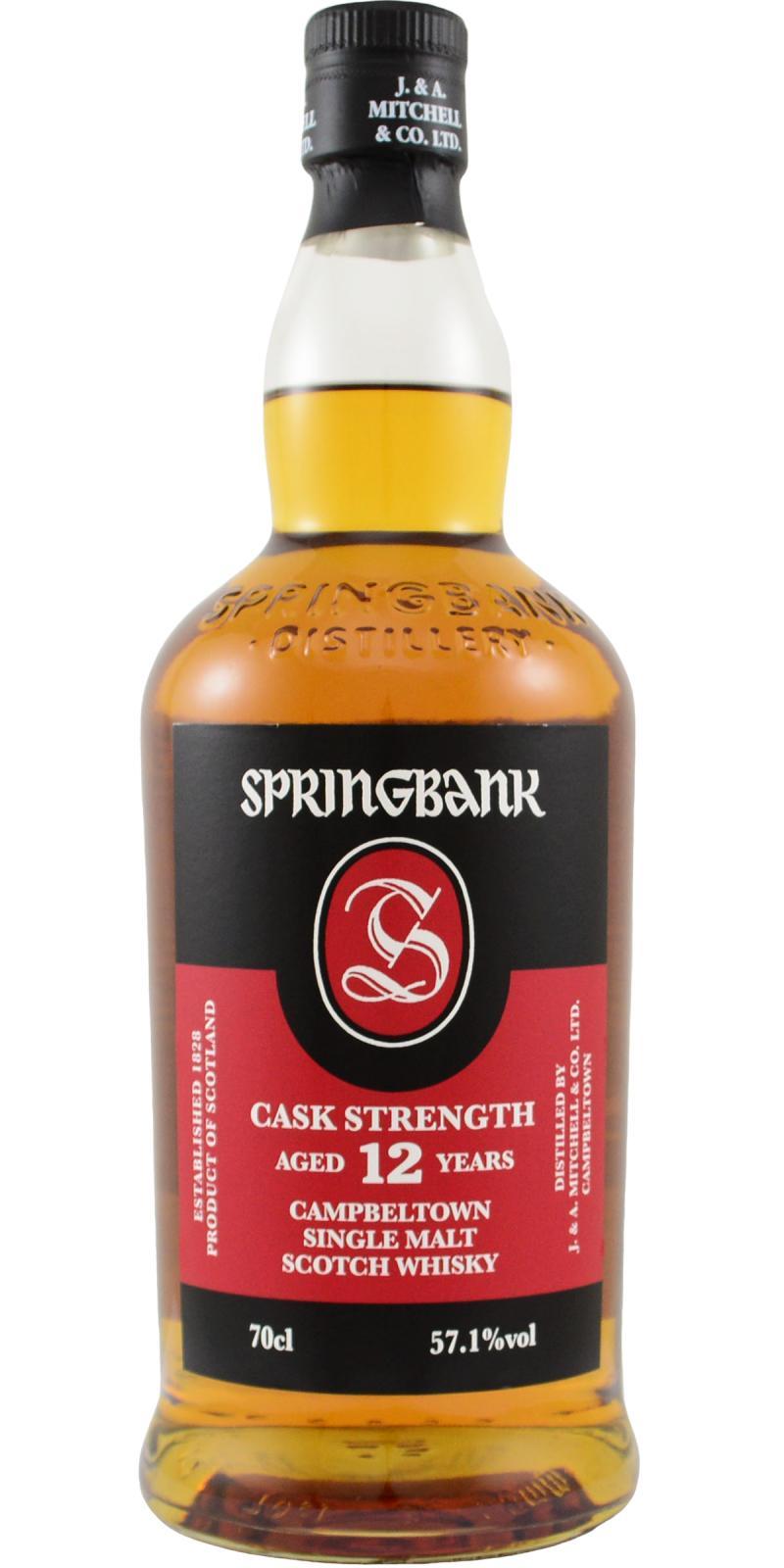 Springbank 12-year-old Cask Strength