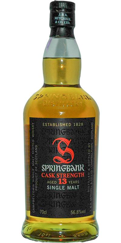 Springbank 13-year-old Cask Strength