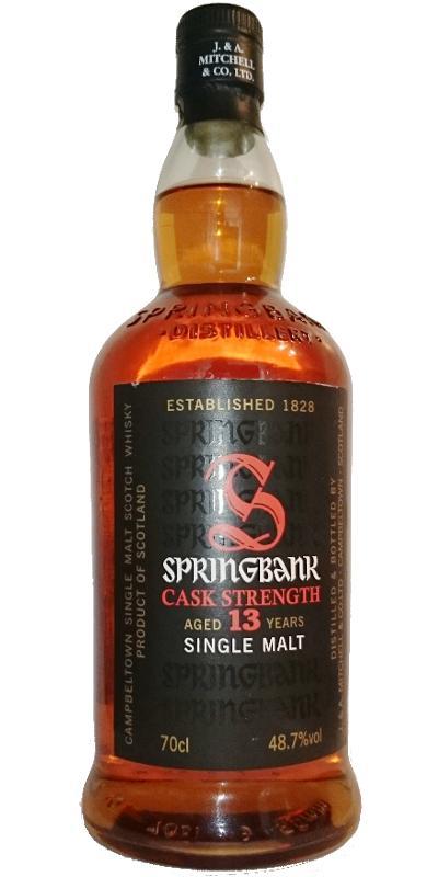 Springbank 13-year-old Cask Strength SWF #17