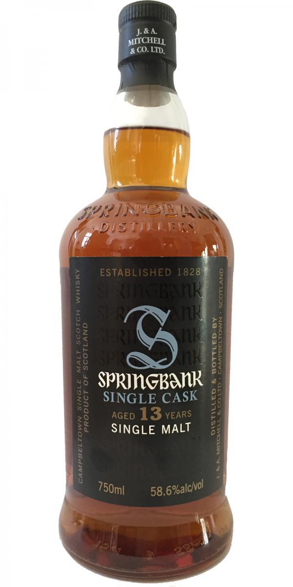 Springbank 13-year-old Single Cask