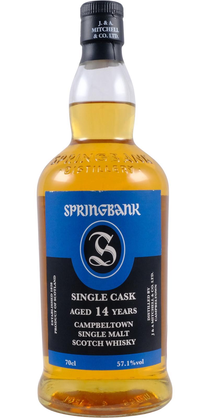 Springbank 14-year-old Single Cask