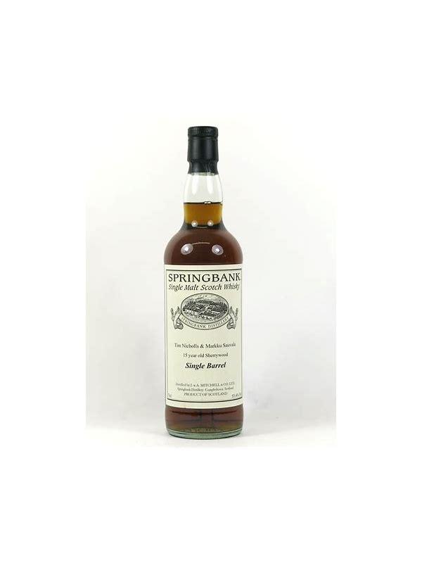 Springbank 15-year-old Private Bottling