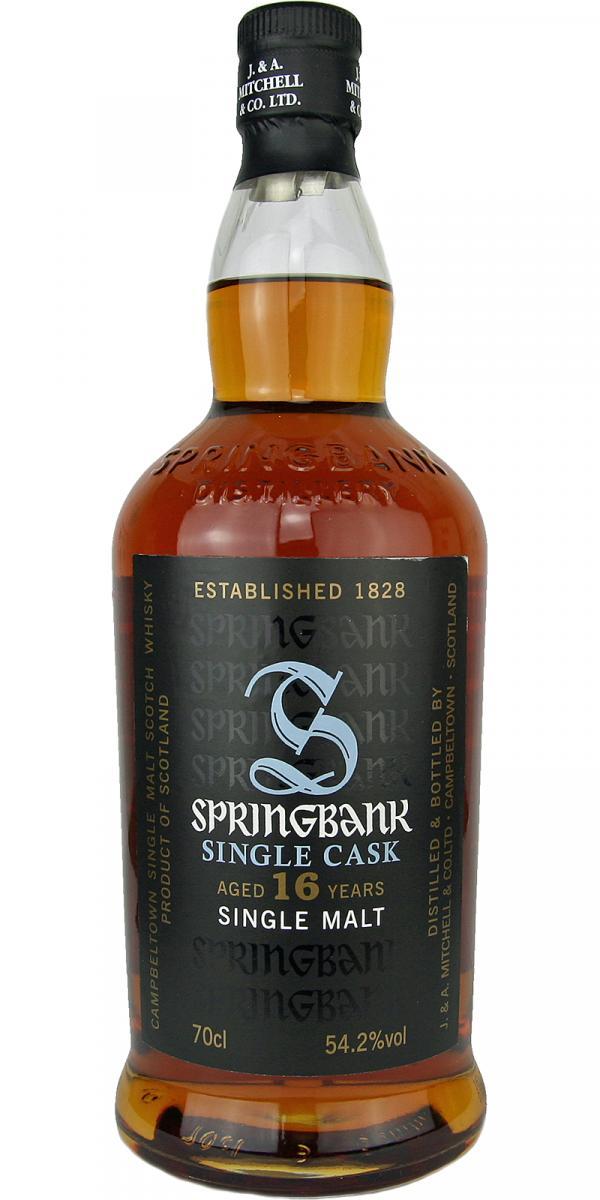 Springbank 16-year-old Single Cask