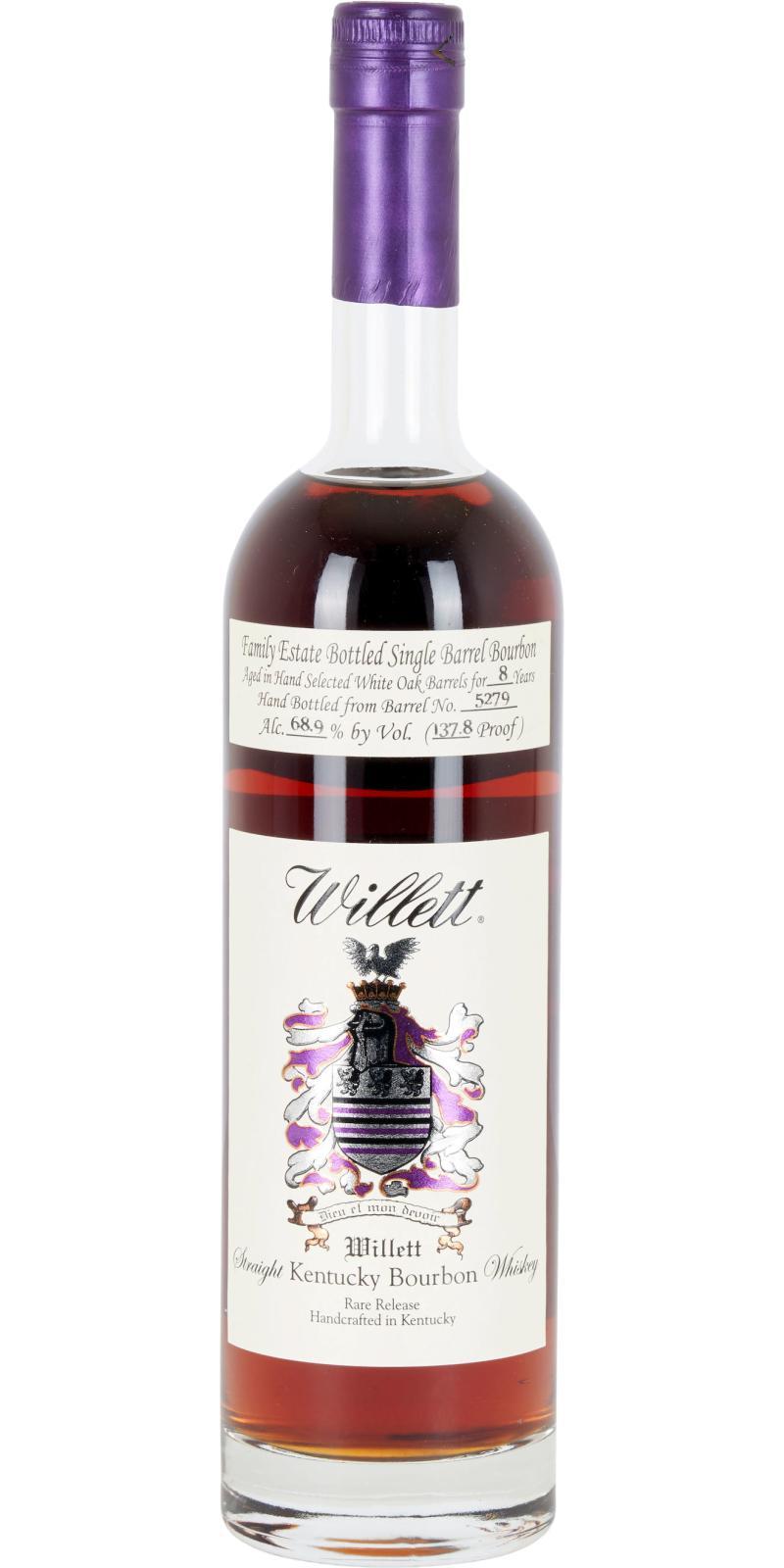 Willett 08-year-old  Family Estate Bottled Single Barrel Bourbon