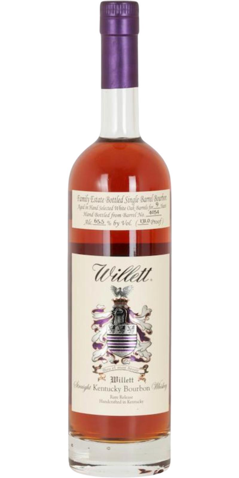 Willett 09-year-old  Family Estate Bottled Single Barrel Bourbon