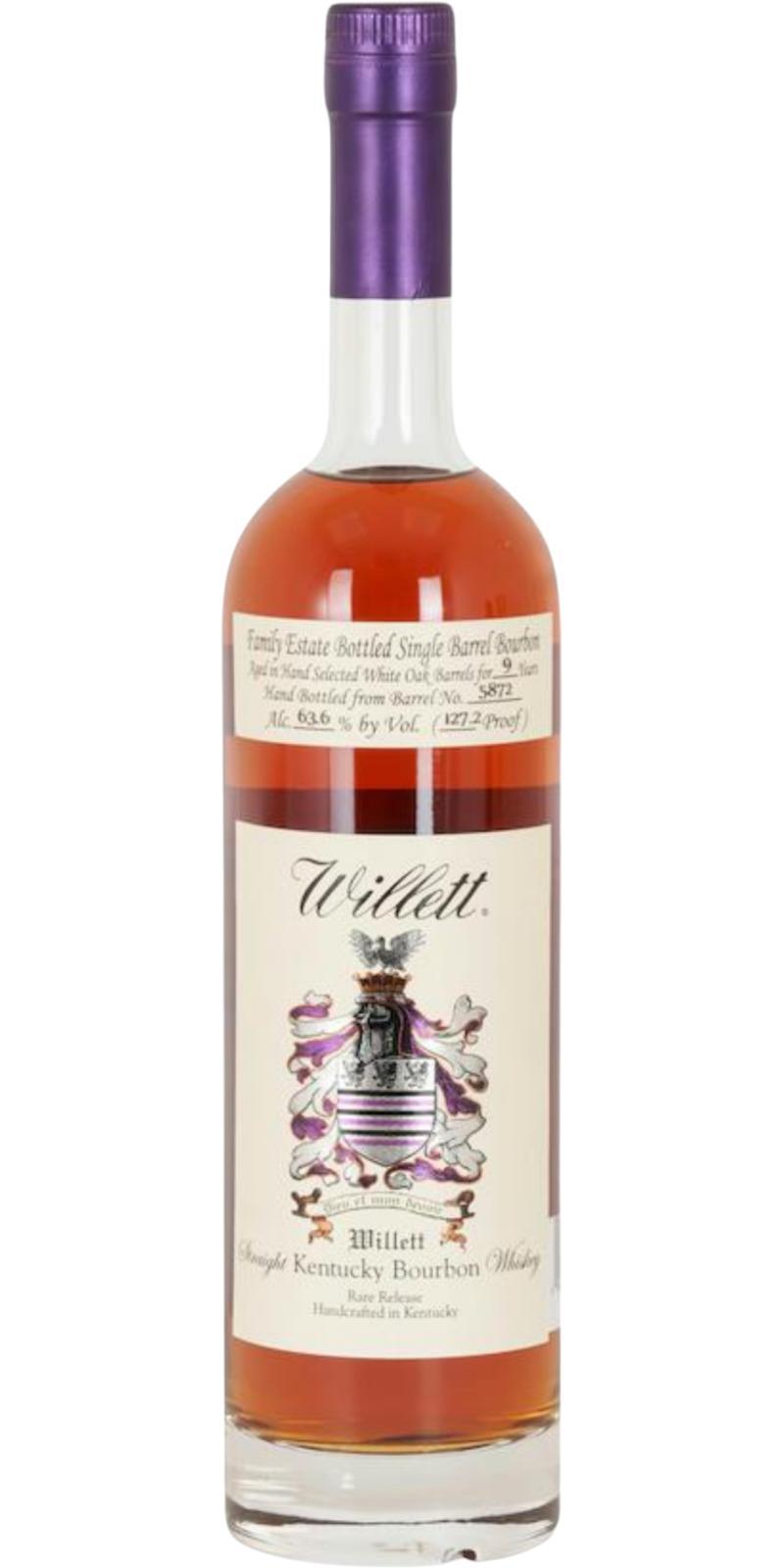 Willett 09-year-old  Family Estate Bottled Single Barrel Bourbon
