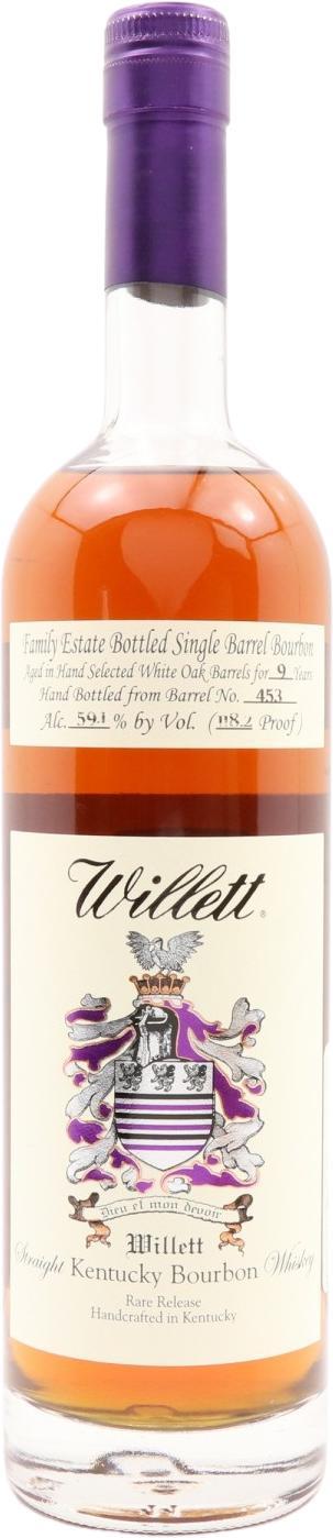 Willett 09-year-old  Family Estate Bottled Single Barrel Bourbon
