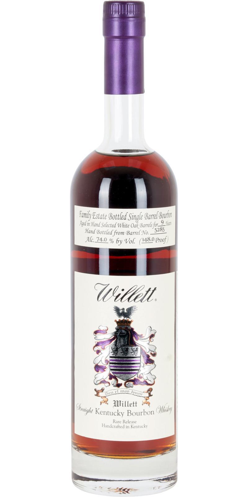 Willett 09-year-old  Family Estate Bottled Single Barrel Bourbon