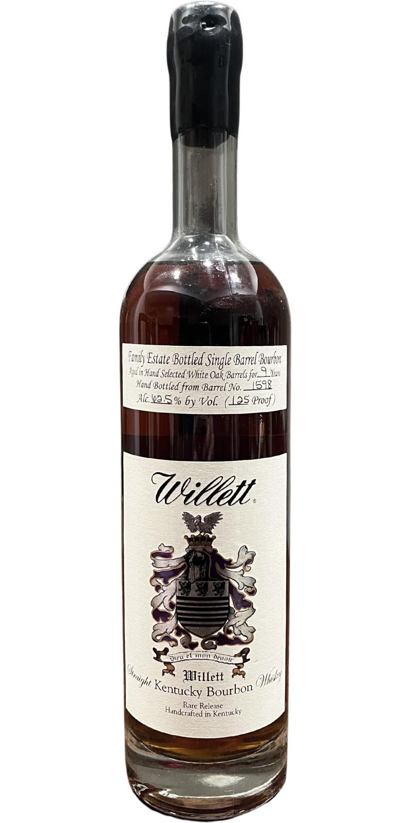 Willett 09-year-old  Family Estate Bottled Single Barrel Bourbon