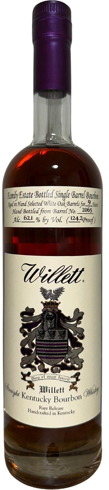 Willett 09-year-old  Family Estate Bottled Single Barrel Bourbon