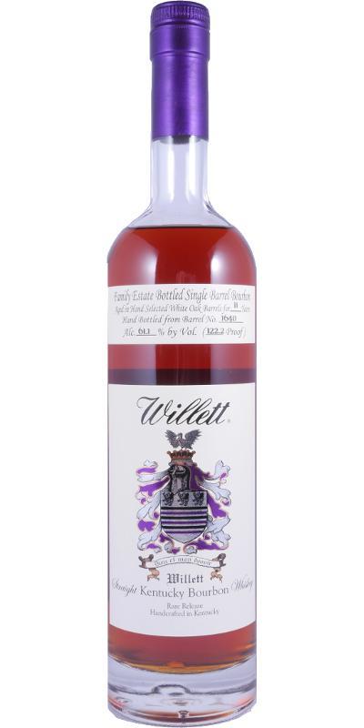 Willett 11-year-old  Family Estate Bottled Single Barrel Bourbon