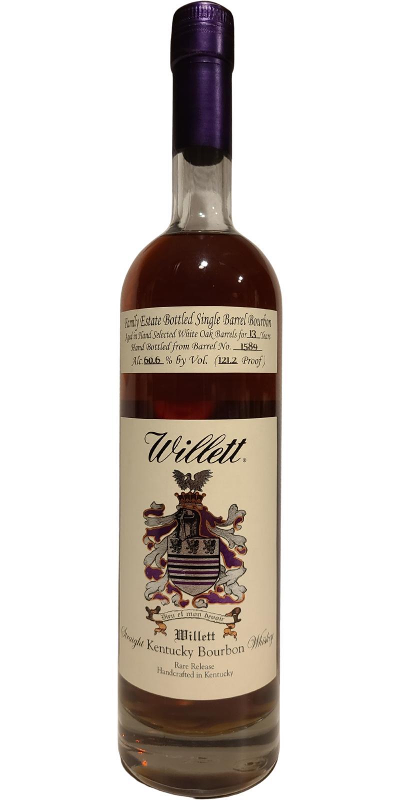 Willett 13-year-old  Family Estate Bottled Single Barrel Bourbon