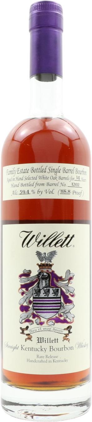 Willett 14-year-old  Family Estate Single Barrel Bourbon
