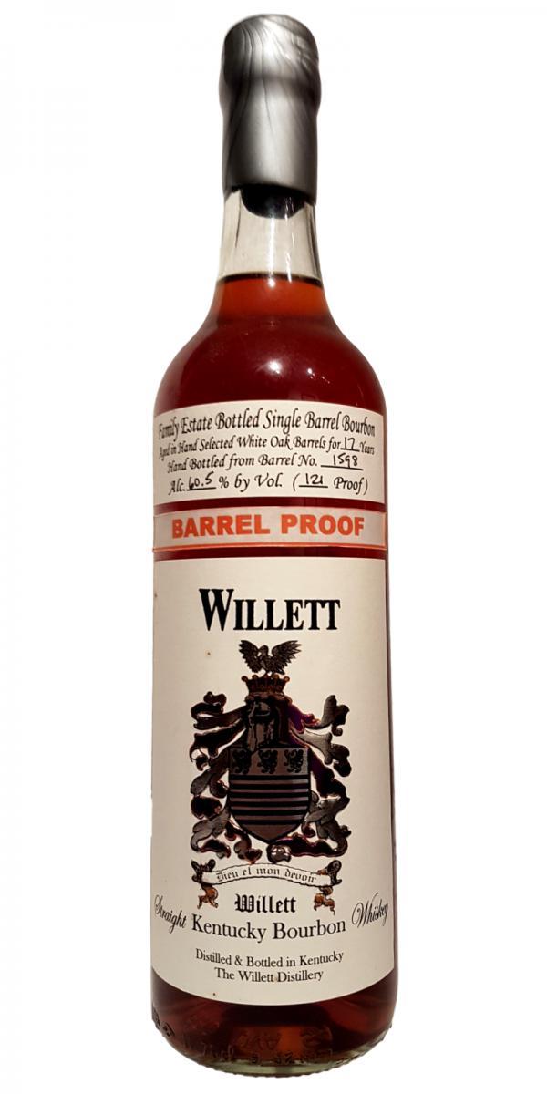 Willett 1991  Family Estate Bottled Single Barrel Bourbon