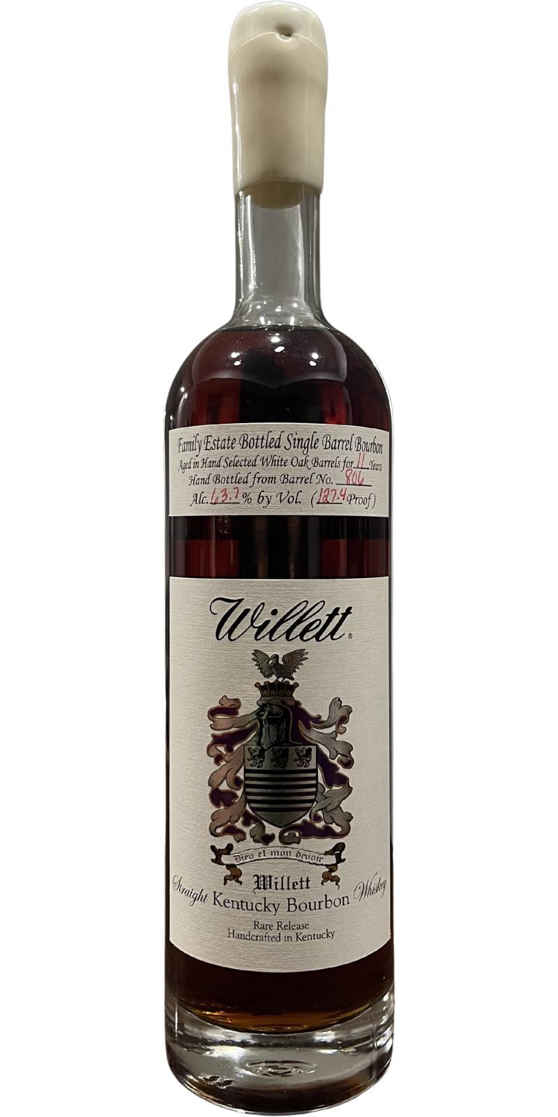 Willett 2003  Family Estate Bottled Single Barrel Bourbon