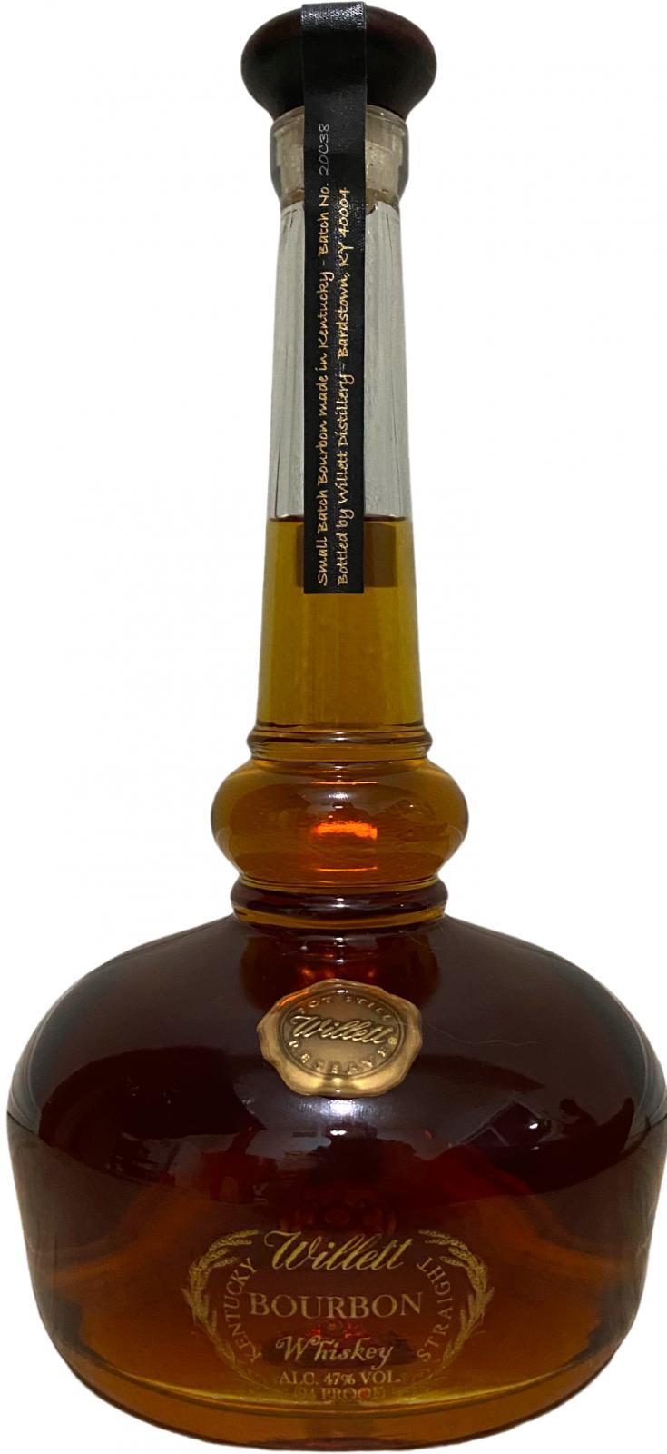 Willett Pot Still Reserve  94 proof - Glass decanter