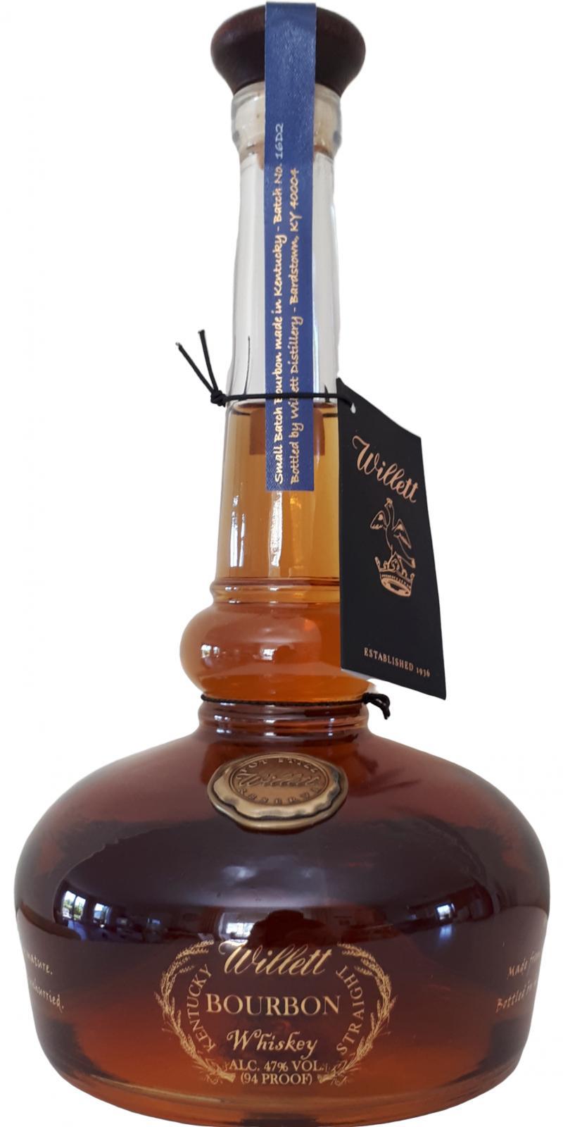 Willett Pot Still Reserve  94 proof - Glass decanter