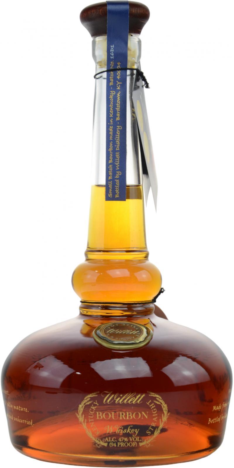Willett Pot Still Reserve  94 proof - Glass decanter