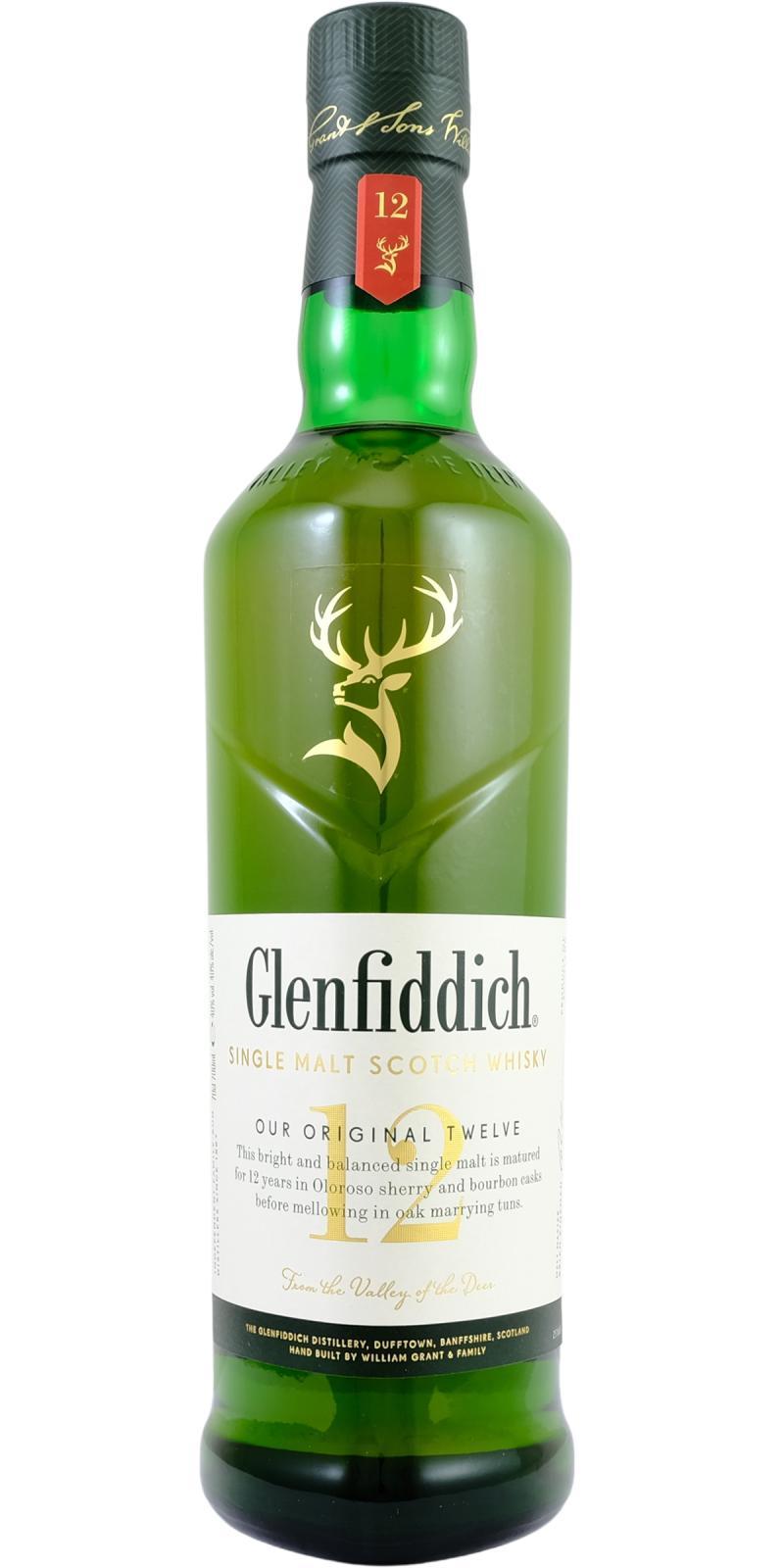 Glenfiddich 12-year-old  Our Original Twelve
