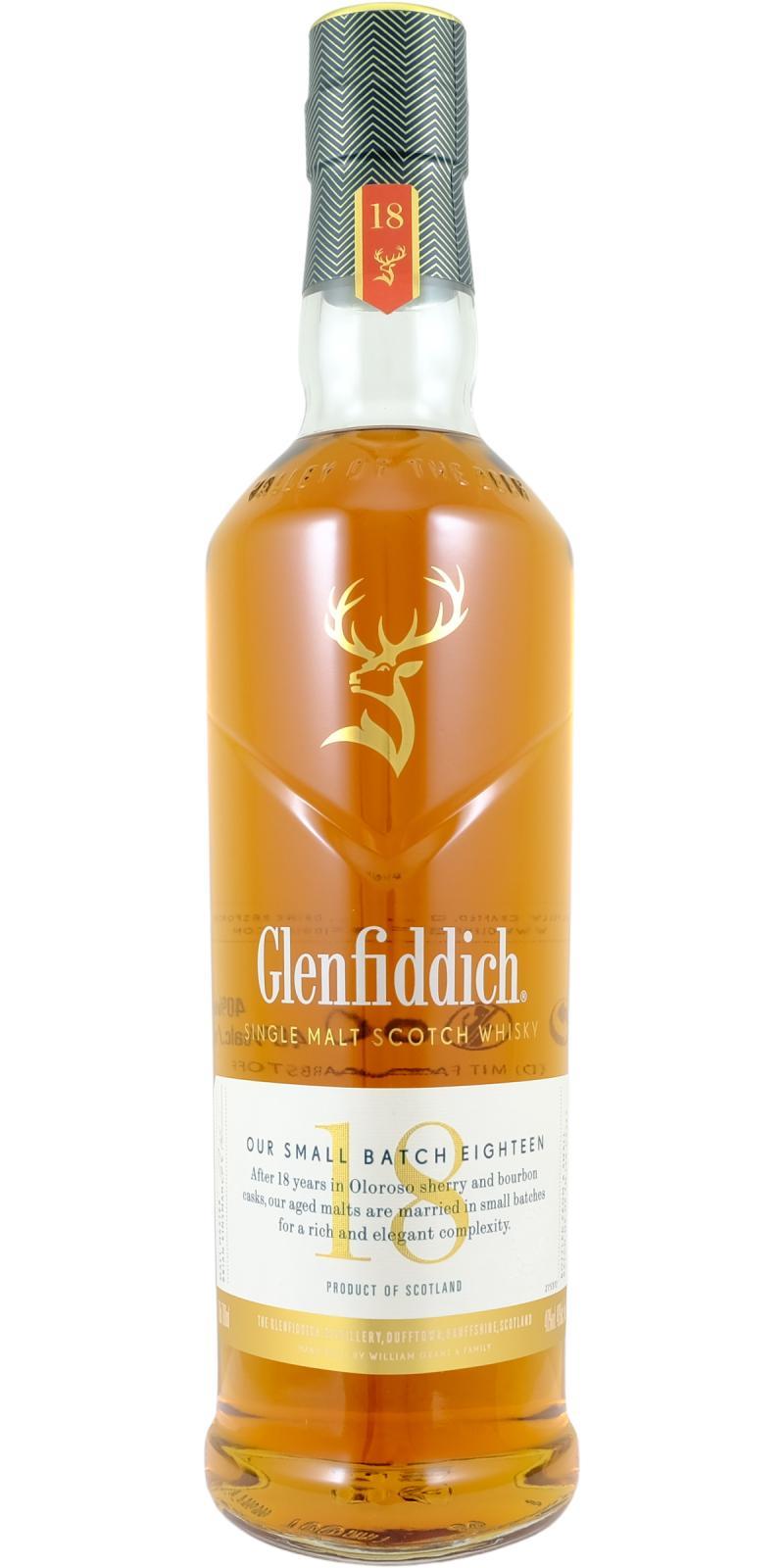 Glenfiddich 18-year-old  Our Small Batch Eighteen
