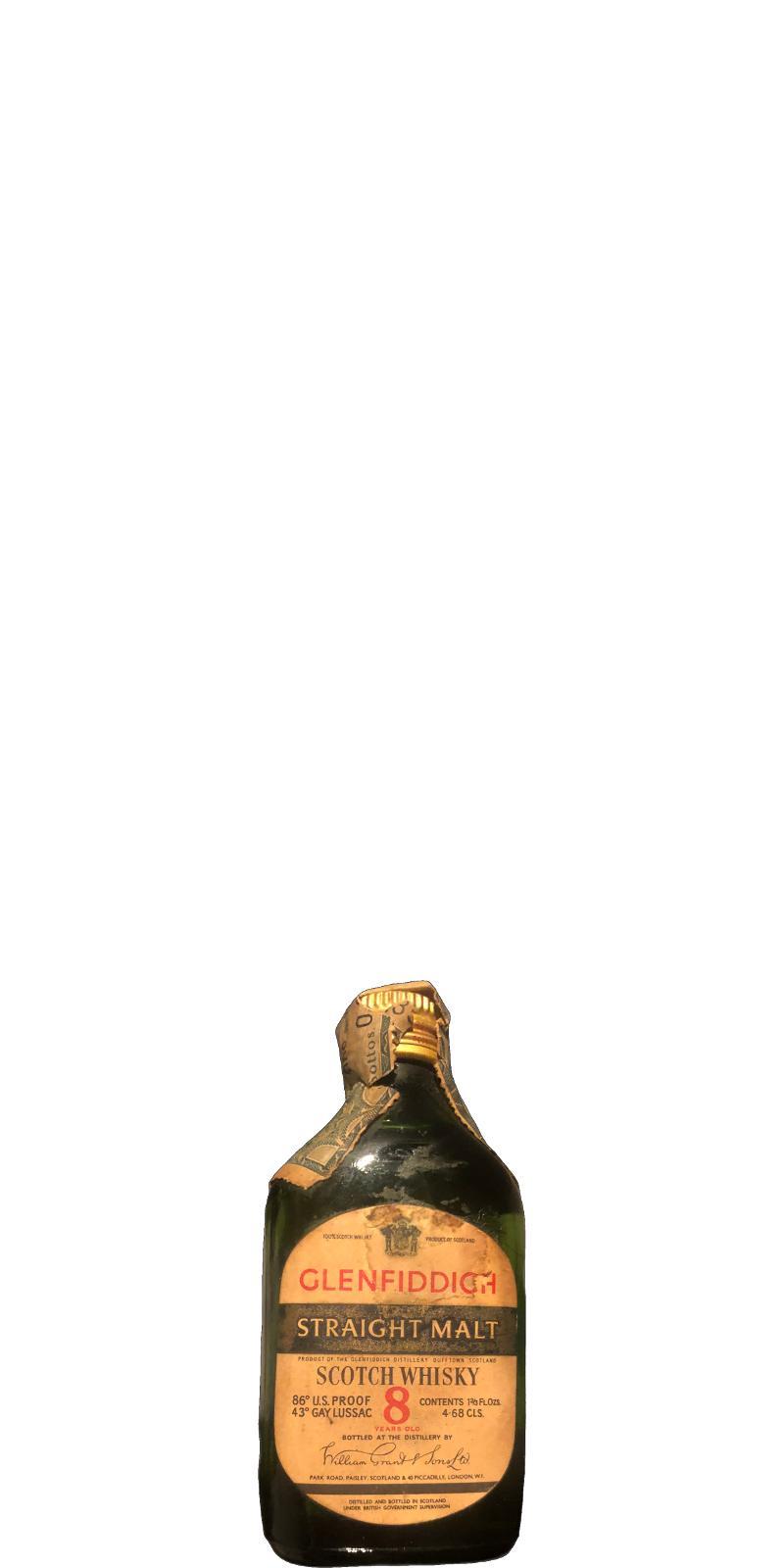 Glenfiddich 08-year-old  Straight Malt - Miniature